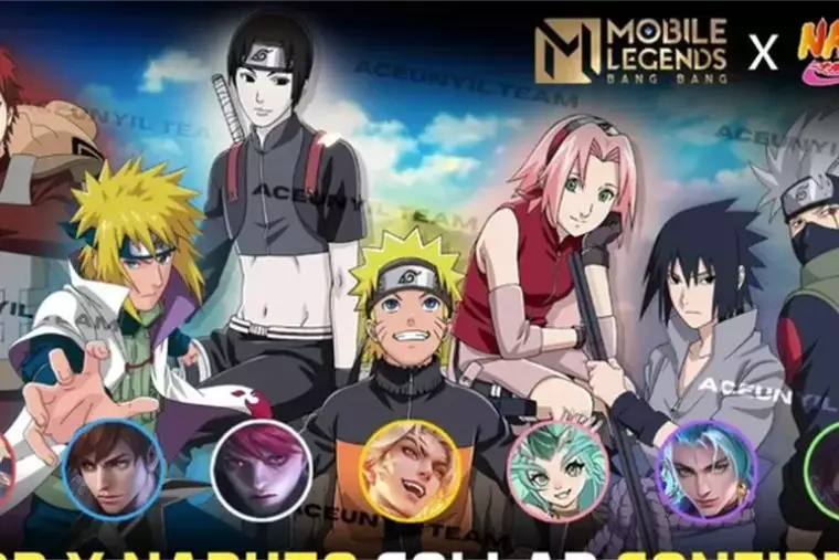 mobile legends x naruto