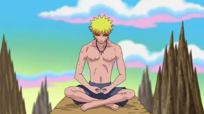 naruto berlatih sage mode